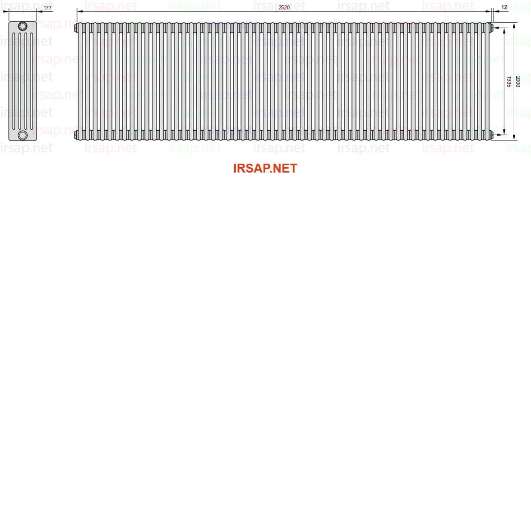 Радиатор IRSAP Tesi 52000/56 T30 CL 01